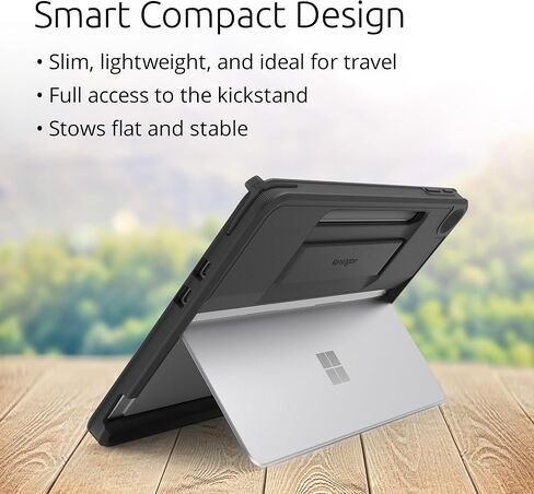 Kensington Blackbelt EQ Rugged Case for Surface Pro 12-inch 1st Edition, Military-Grade Protection, Hand Strap (K96543WW) in Saudi Arabia
