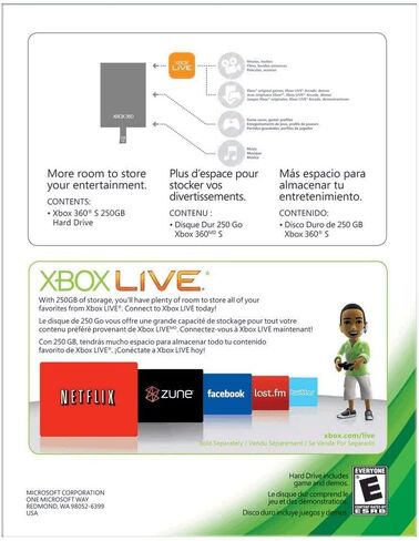 Xbox 360 250GB HardDrive - Xbox Slim Only (Renewed) in Saudi Arabia
