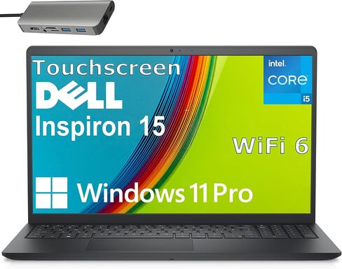 Dell Touchscreen Computer Computer Inspiron لأعمال الطلاب المنزلية ، Intel 10-Core I5-1334U (Beat I7-1250U) ، 16GB DDR4 RAM ، 512GB PCIE SSD ، 15.6 " in Kuwait