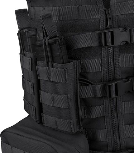 BARSKA mens Black Loaded Gear BI12016 VX 100 Tactical Vest and Leg Platform, Black, Large US in Saudi Arabia