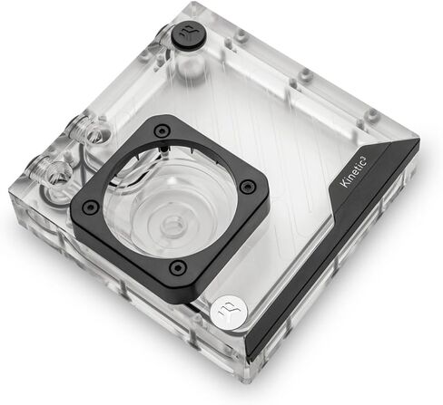 Ekwb Ek-Quantum Kinetic 3 FLT 140 D5/DDC خزان الجسم ، D-RGB ، Plexi in Kuwait