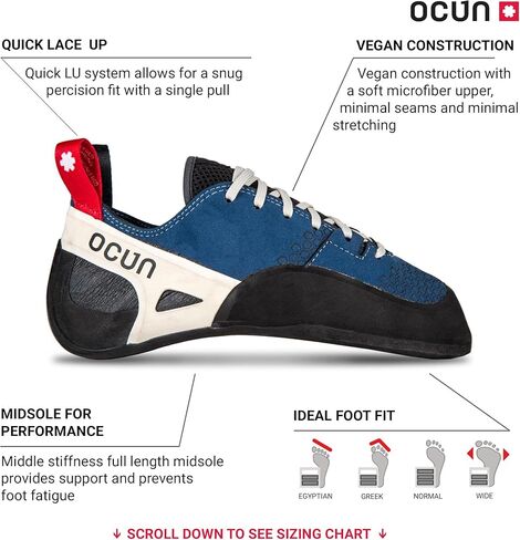 حذاء Ocun Advancer QC وAdvancer LU Bouldering Shoe I لتسلق الصخور للمتسلقين المتقدمين in Kuwait