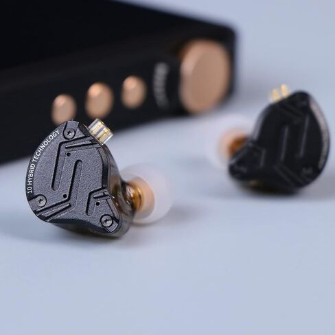 Linsoul KZ ZS10 Pro X تم ترقيته 1DD + 4BA DRIVER HIFI في سماعات الأذن (بدون MIC) + KIWI EARS FLEX COBUD TIPS 3 أزواج ، S/M/L SIZE in Saudi Arabia