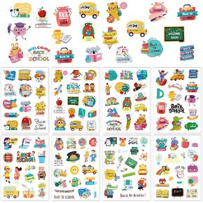 372pcs حزمة ملصقات المعلمين بالجملة ، 24 ورقة ملونة تحفيزية وموضوعية ملصقات للمكافآت الفصول الدراسية ، سجل القصاصات ، طلاب المراهقين الصغار ، وأجهزة الكمبيوتر المحمولة الزجاجات. in Kuwait