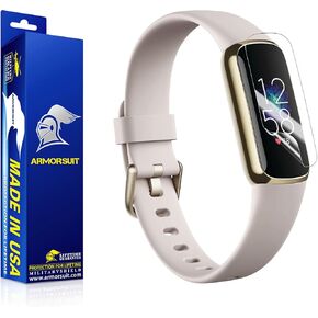 Armorsuit 8 Pack for Fitbit Luxe (2021) Screen Protector Militaryshield HD Clear Film - Made in USA in Kuwait