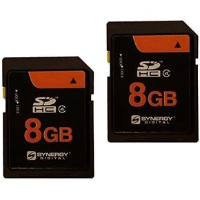 Synergy Digital 8GB Secure Digital SDHC UHS-I Memory Card, Compatible with Samsung S630 Digital Camera, Class 10, U1, 20MB/s, 300 Series - Pack of 2 in Saudi Arabia