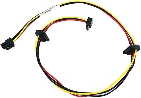 4pin إلى 2-Port 3-Port HDD SSD SATA COALK Cable Cable Cable for 6000 6200 6300 8000 8100 8200 Mainboard ATX PSU (3-PORT SATA) in Kuwait