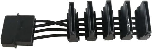 كمبيوتر مكتب سطح المكتب القصير للغاية D 4Pin IDE 1 إلى 5 SATA SPLITTER 18AWG ATX CABID in Saudi Arabia