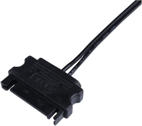 Sa-ta Power Adapter Cable, Male 15-Pin to 6-Pin Slim Line Power Adapter Cord for DVD Drive Power Supply 8.7in in Saudi Arabia