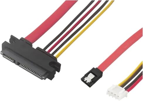 SATA 7+15 إلى SATA 7PIN CABLE CABLE CABLE LINE SMITHER 4PIN عكس الانحناء XH2.54 SATA كابل (0.4M) in Saudi Arabia