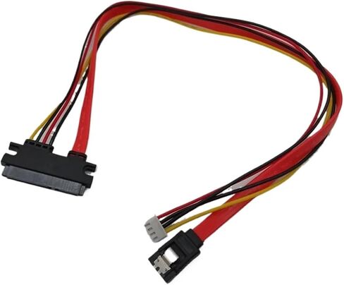 SATA 7+15 إلى SATA 7PIN CABLE CABLE CABLE LINE SMITHER 4PIN عكس الانحناء XH2.54 SATA كابل (0.4M) in Saudi Arabia
