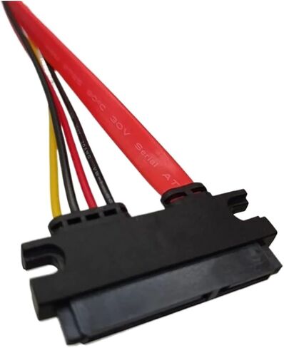 SATA 7+15 إلى SATA 7PIN CABLE CABLE CABLE LINE SMITHER 4PIN عكس الانحناء XH2.54 SATA كابل (0.4M) in Saudi Arabia