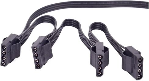 for XPG CORE Reactor 850w 650w PCIE 6 Pin to ITX SATA 15pin Power Supply Cable Port Multiplier IDE PSU Cable Kit(6pin to 4 IDE) in Saudi Arabia