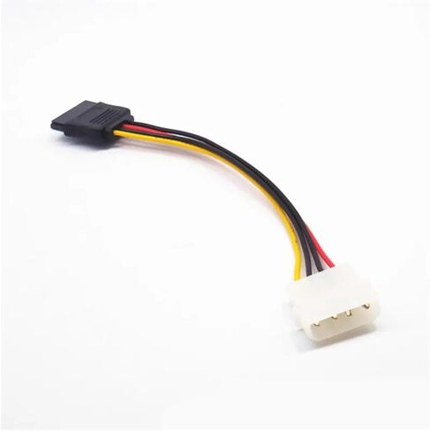 4 Pin IDE to 15 Pin Serial ATA SATA HDD Hard Drive Power Adapter Cables 0.2m 30cm in Saudi Arabia