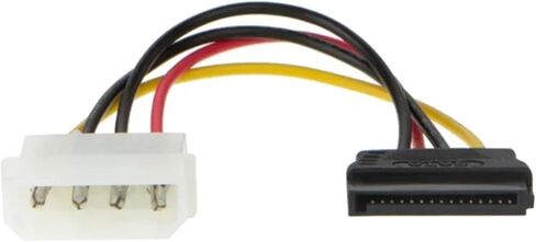 4 Pin IDE to 15 Pin Serial ATA SATA HDD Hard Drive Power Adapter Cables 0.2m 30cm in Saudi Arabia