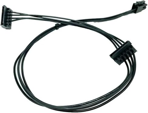 for Main Board Interface Small 4Pin to Two SATA SSD Power Supply Cable 1Pc 45CM Cable M1ni 4 Pin Turn 2 SATA Power Supply(4pin 1 to 1 sata) in Saudi Arabia