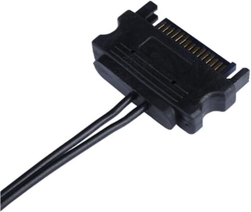 كابل محول الطاقة R53C SATA ، من الذكور 15 دبوس إلى 6 أسنان سلك محول طاقة خط ضئيلة لإمدادات طاقة محرك أقراص DVD 6.7in in Saudi Arabia