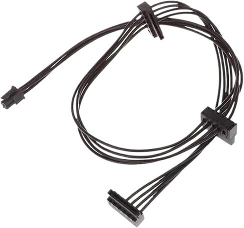 لواجهة اللوحة الرئيسية الصغيرة 4Pin إلى كابلات إمدادات الطاقة STA SSD 1PC 45 سم كابل M1NI 4 دبوس بدوره 2 SATA إمدادات الطاقة (4Pin 1 إلى 1 SATA) in Kuwait