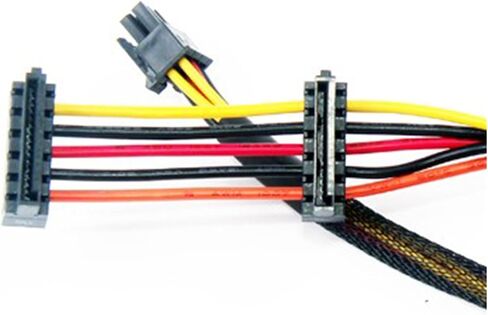 HDD SATA كابل الطاقة الأيمن SATA 15 PIN X2 إلى M1NI 6 PIN ATX محول لـ DE*/LL 3653 3650 متوافق in Saudi Arabia