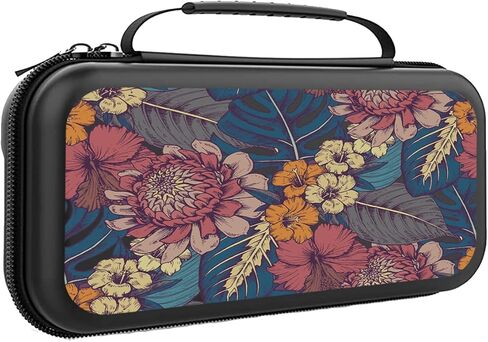 جماليات الأزهار قضية مصنوعة لـ Nintendo Switch Cute Girl Girl Switch Case Case Games Case Floral Protective Travel for Nintendo Girls Kids MB298 in Saudi Arabia