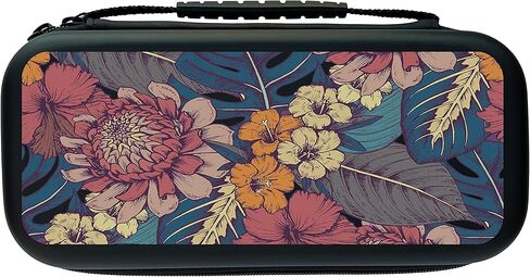 جماليات الأزهار قضية مصنوعة لـ Nintendo Switch Cute Girl Girl Switch Case Case Games Case Floral Protective Travel for Nintendo Girls Kids MB298 in Saudi Arabia