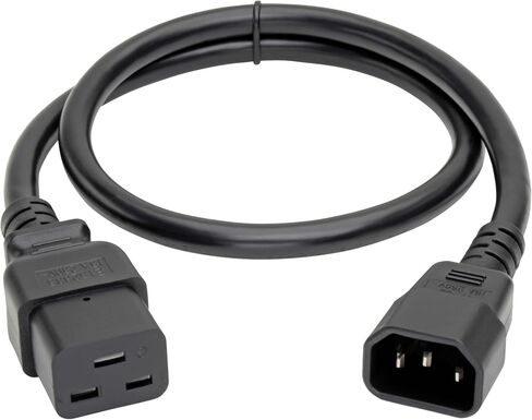 Tripp Lite C14 إلى C21 سلك الطاقة لخادم 250 فولت ، وحدات PDU ، و UPS ، وأجهزة شبكة تكنولوجيا المعلومات - 6 أقدام / 1.8 متر - الخدمة الثقيلة 14 AWG ، 15A ، ضمان الشركة المصنعة مدى الحياة (P037-006) in Kuwait
