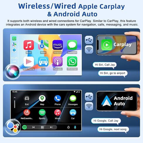 Double Din Car Stereo Radio for Honda Civic 2006-2011 with Wireless Carplay Android Auto, 10 Inch IPS Touchscreen 2G+32G Android 13 Car Audio Receiver GPS Navi WiFi Bluetooth SWC BT FM Backup Camera in Saudi Arabia