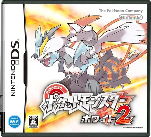 Pokemon Black and White DS Game - Pokemon White الإصدار 2 (استيراد اليابان) (لا يعمل على الولايات المتحدة الأمريكية 3DS/DSI/X) (متجددة) in Kuwait