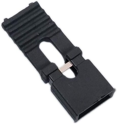 500pcs Black Mini Jumper with Handle 2.54 mm 2 Pin Header Spacing Shunt in Saudi Arabia