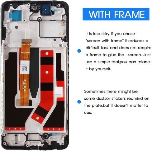 for OnePlus Nord N30 5G Screen Replacement with Frame,for OnePlus Nord N30 LCD Touch Display Digitizer Assembly CPH2513 CPH2515 Black with Repair Kit (Not for OnePlus Nord N300) in Saudi Arabia