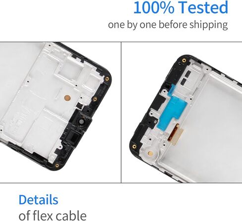 A-MIND LCD Screen Replacement for Samsung Galaxy A16 5G SM-A166B SM-A166P SM-A166E OLED LCD Display Touch Screen Digitizer Display Assembly Repair Kit - Black with Frame(Big Size,Not For 4G) in Saudi Arabia