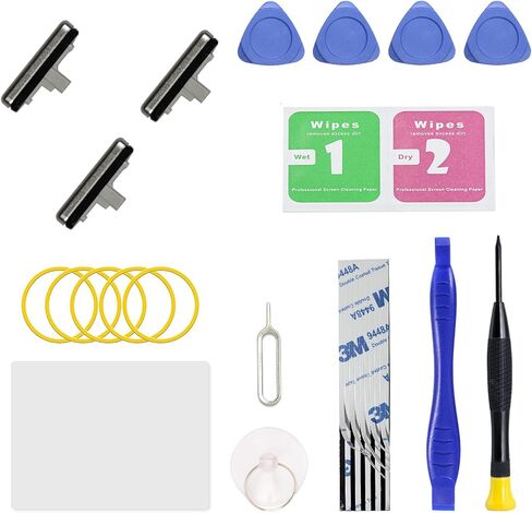 Power On Off Volume Button Key Replacement for Galaxy S7 Repair Part, with Toolkit (White) in Kuwait
