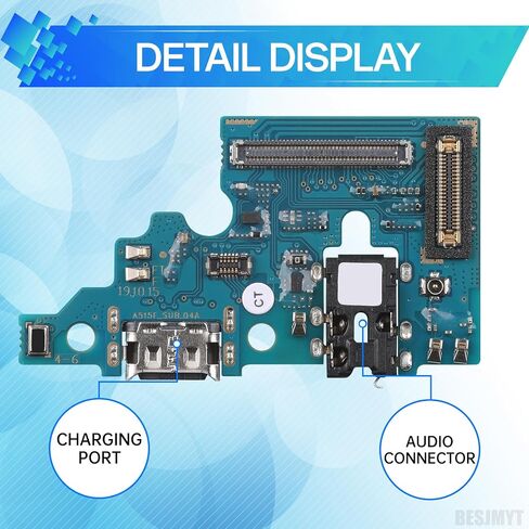 بالنسبة إلى Samsung Galaxy A51 ، استبدال منفذ الشحن USB Dock Dock Type-C cable cable flex مع إصلاح منفذ الميكروفون Mic. in Kuwait