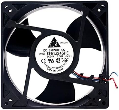 EFB1324SHE ELOMILE FAN EFB1324SHE 24V 1.38A 12738 مروحة المعدات العاكس in Saudi Arabia