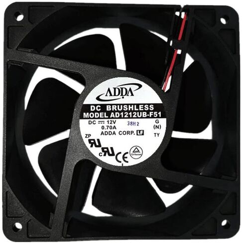 AD1212UB-F51 120X120X38MM 12V 0.7A 2-WARE مروحة التبريد in Kuwait