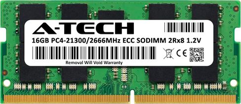 A-Tech 16GB RAM لـ Synology Rackstation RS1221+ NAS | DDR4 2666MHz PC4-21300 ECC SODIMM 2RX8 1.2V 260-PIN ترقية in Saudi Arabia