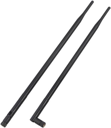 2.4G 5.8G Computer Motherboard WiFi Antenna 12dBi High Gain Router RP SMA Male Signal Enhancement Receive Bluetooth Glue Stick (5.15-5.85G SMA Male 1pcs) in Saudi Arabia