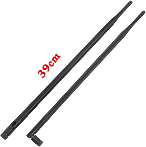 2.4G 5.8G Computer Motherboard WiFi Antenna 12dBi High Gain Router RP SMA Male Signal Enhancement Receive Bluetooth Glue Stick (5.15-5.85G SMA Male 1pcs) in Saudi Arabia