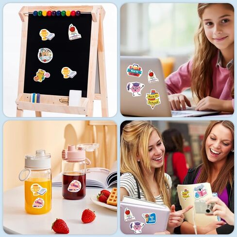 372pcs حزمة ملصقات المعلمين بالجملة ، 24 ورقة ملونة تحفيزية وموضوعية ملصقات للمكافآت الفصول الدراسية ، سجل القصاصات ، طلاب المراهقين الصغار ، وأجهزة الكمبيوتر المحمولة الزجاجات. in Kuwait