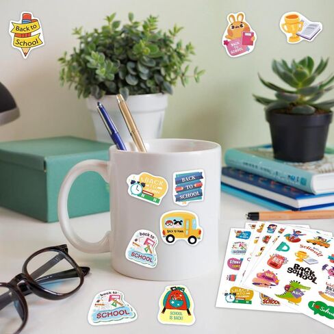 372pcs حزمة ملصقات المعلمين بالجملة ، 24 ورقة ملونة تحفيزية وموضوعية ملصقات للمكافآت الفصول الدراسية ، سجل القصاصات ، طلاب المراهقين الصغار ، وأجهزة الكمبيوتر المحمولة الزجاجات. in Kuwait