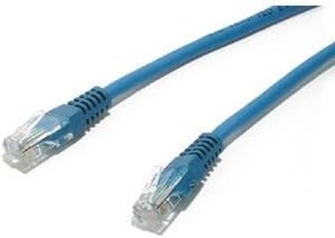 قطة. كبل تصحيح UTP 5E 1 قدمًا 1 x RJ-45 1 X RJ-45 كابل التصحيح مصبوب الأزرق in Saudi Arabia