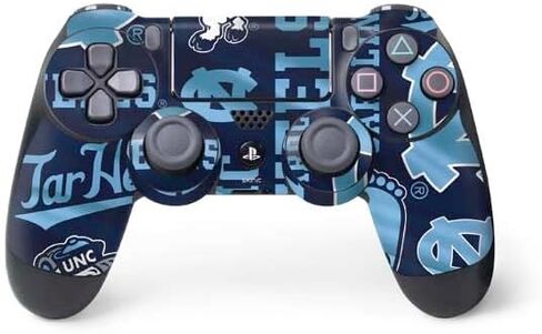 Skinit Decal Gaming Skin Compatible with PS4 Controller - Officially Licensed University of North Carolina UNC Tar Heels Design in Saudi Arabia