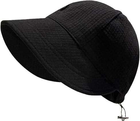 Summer Womens Fisherman's Caps Foldable Outdoor UV-Protection Wide Brim Beach Fishing Hat,1 Piece in Saudi Arabia