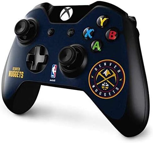 Skinit Skinit Gaming Gaming Skin متوافق مع جهاز التحكم Xbox One - NBA Denver Nuggets مرخص رسميًا in Saudi Arabia