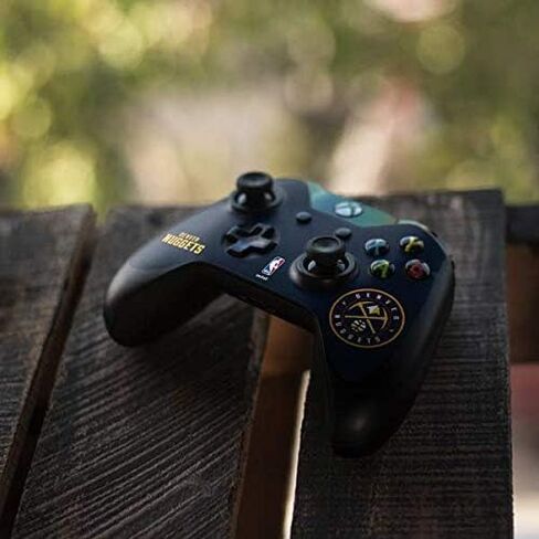 Skinit Skinit Gaming Gaming Skin متوافق مع جهاز التحكم Xbox One - NBA Denver Nuggets مرخص رسميًا in Saudi Arabia