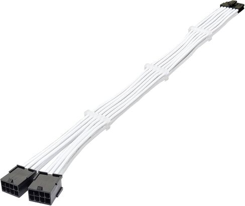 12 دبوس إلى مزدوج 8 دبوس GPU Card Card Card Extension Cable متوافق مع NVIDIA AMPERE GEFORCE RTX 3060TI 3070 3080 FE EDITION (Black) in Saudi Arabia