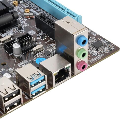 Focket H110 Gaming Motherboard for LGA 1151 ATX 2 Channel DDR4 M.2 Nvme NGFF Serial ATA3.0 6GB PCIe Motherboard, 8 Layer PCB Construction Gaming Motherboard for 6 7 8 Gen 14nm CPU in Saudi Arabia