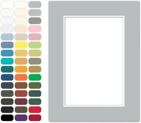 Poster Master Warm White Matboard – 4-Ply Acid-Free Picture Mat Board with 45° Beveled Cut, Made in USA, Custom Cut to Any Size, 1/16" Thickness for Framing & Displays in Kuwait