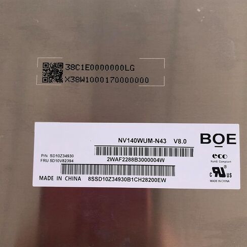 5D10V82394 5D10V82395 5D10V82396 استبدال الكمبيوتر المحمول لـ Lenovo ThinkPad T14 G3 LCD LED Displizer Display Assembly 1920x1200 30 Dins 14 " in Saudi Arabia