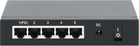 Tripp Lite Series 8-Port Desktop Desktop Gigabit Ethernet Network Switch مع POE+، 60 واط ، العلبة المعدنية ، التوصيل والتشغيل ، خيار توصيل تلقائي ، جدار ، ضمان لمدة 3 سنوات (NG8POE-1) in Kuwait